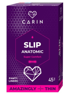 Carin Slip Anatomic Super Comfort slipové vložky 45 ks