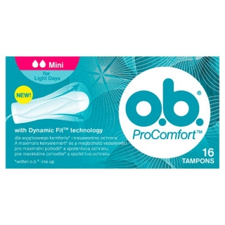 O.B. ProComfort Mini tampóny 16 ks