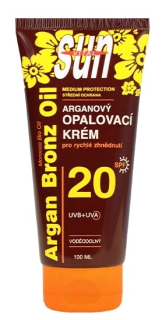 VIVAPHARM SUN Argan oil opaľovací krém SPF 20