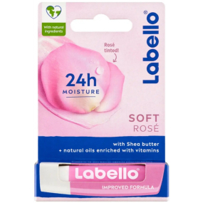 Labello Soft Rosé balzam na pery 4,8 g